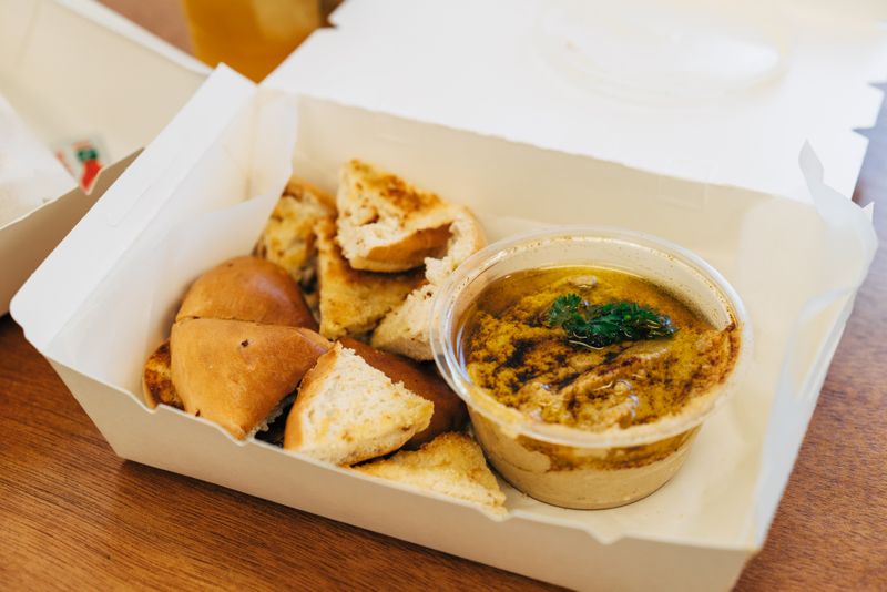 protein box with hummus, turkey, cheese, and almonds