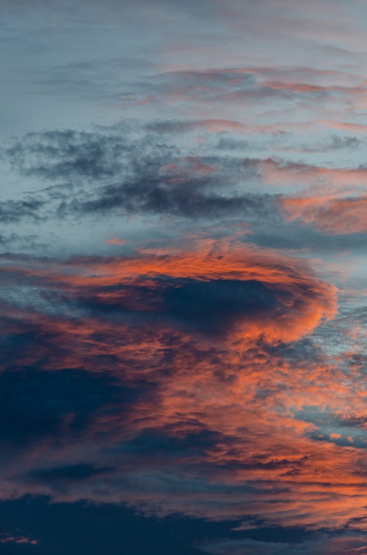 Clouds In The Sky During Sunset