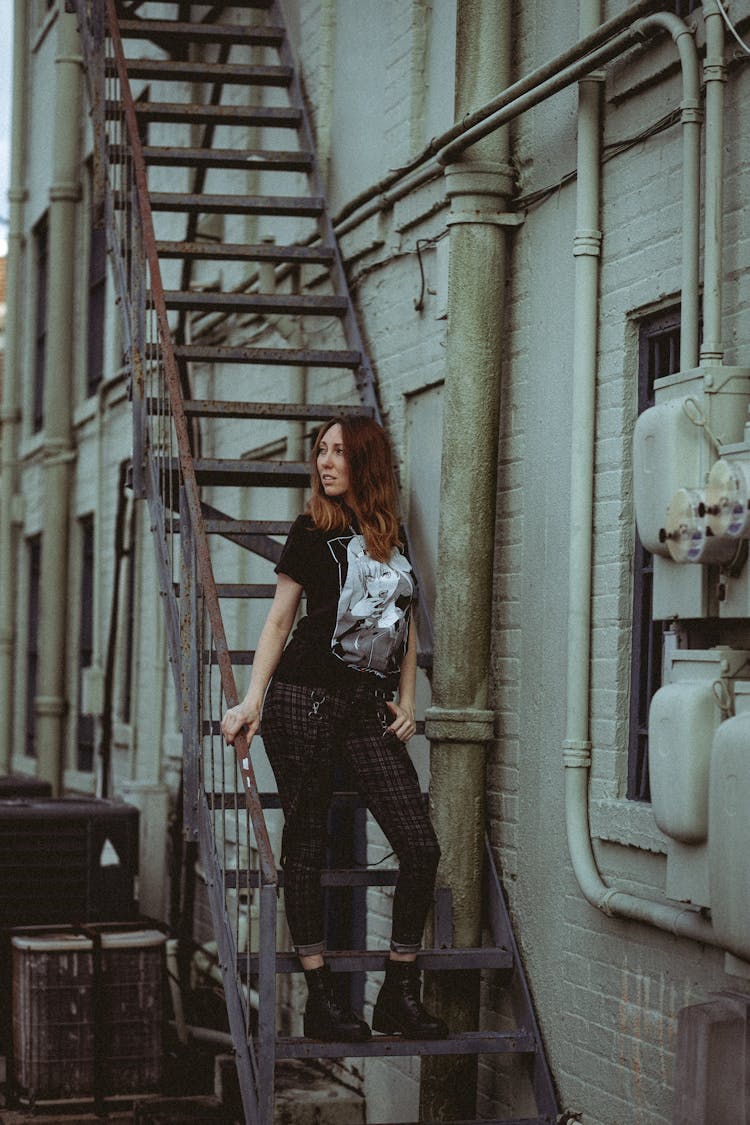 Woman On Stairs