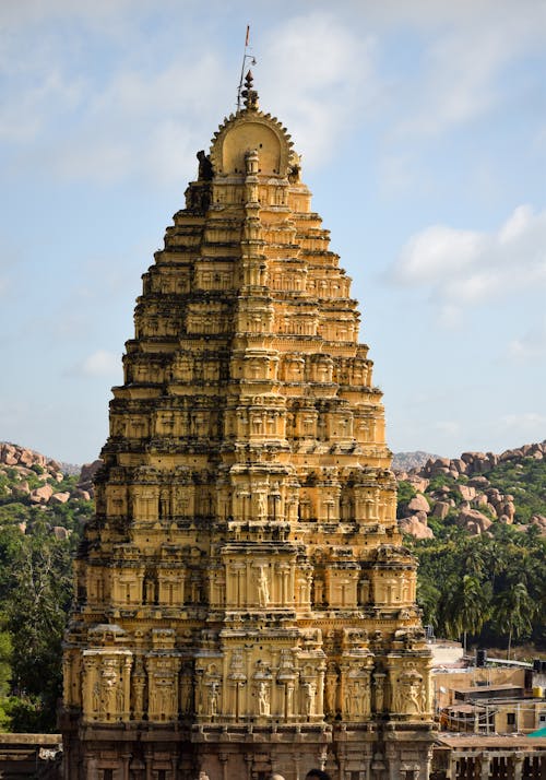 Virupaksha Temple in Hampi, India