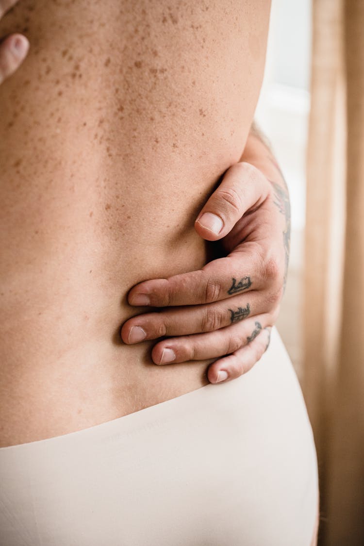 Close Up Of A Hand On A Waist