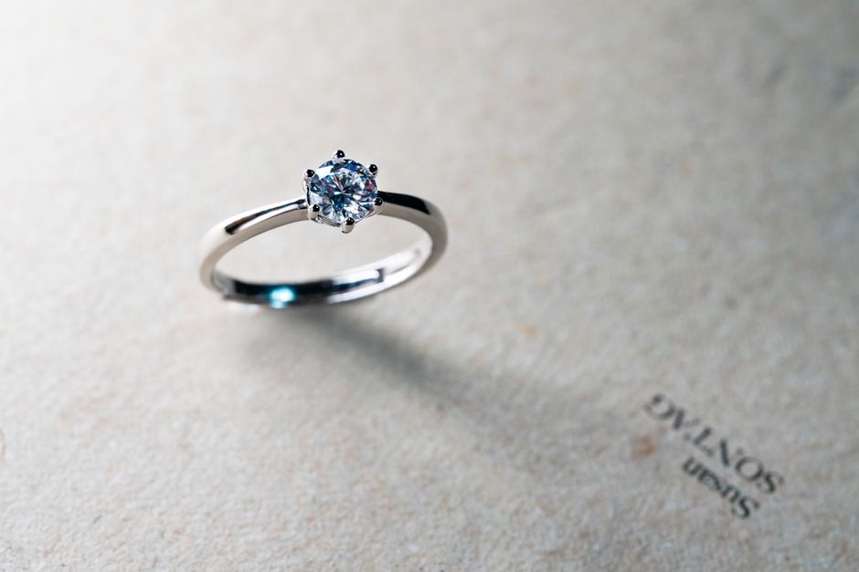 Classic solitaire 2 carat moissanite ring Classic solitaire 2 carat moissanite ring