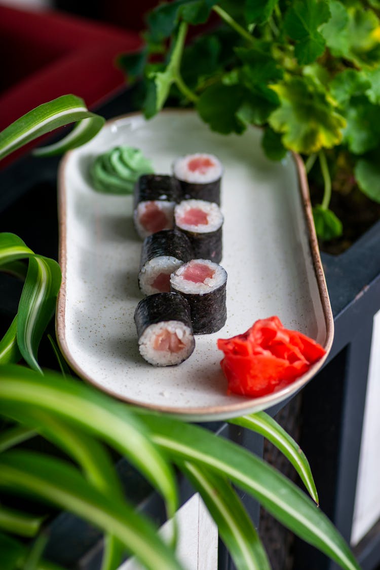 Tuna Maki In A Plate