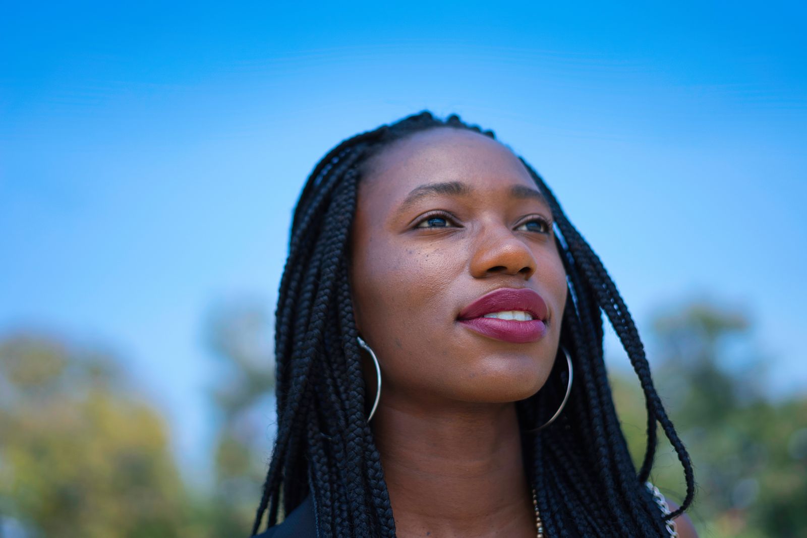 Medium Box Braids