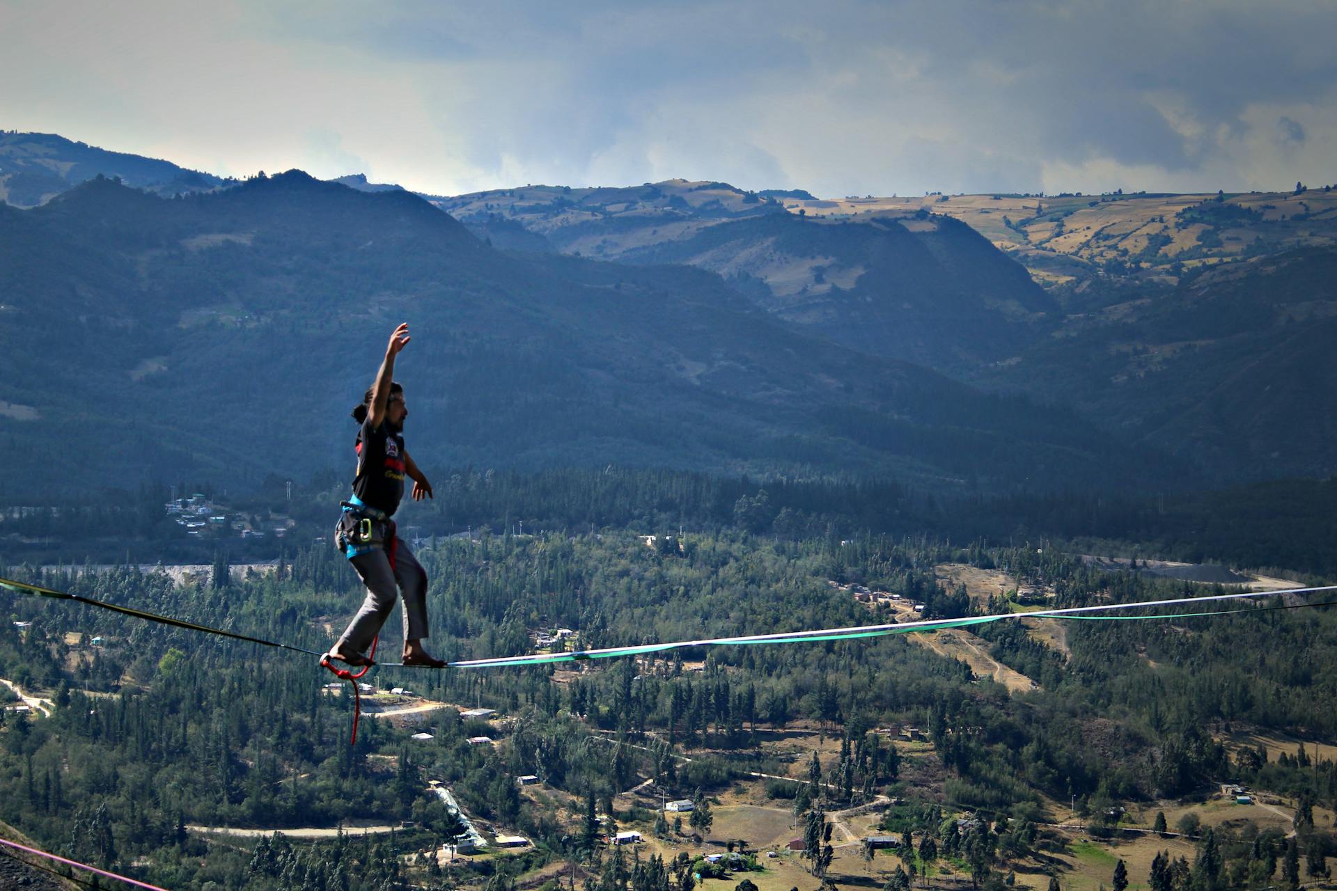 A Man Walking on the Rope