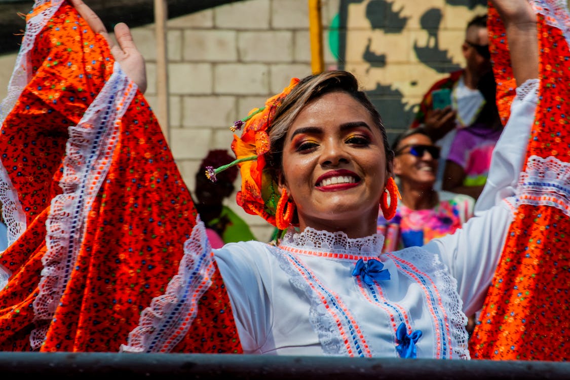 Mujer Carnaval Barranquilla · Free Stock Photo