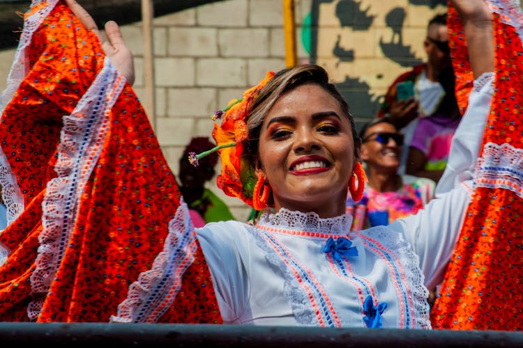 Mujer Carnaval Barranquilla