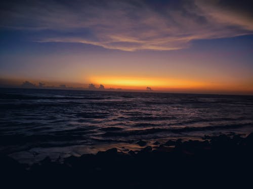 Free stock photo of beach background, beach sunset, beach waves