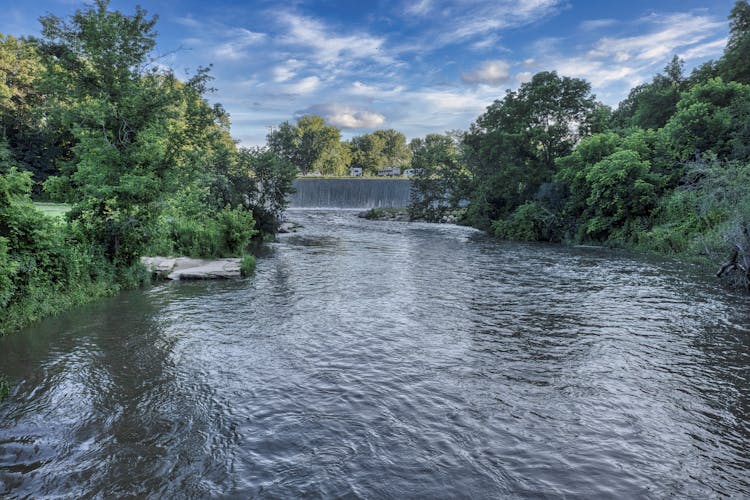 Dam On River