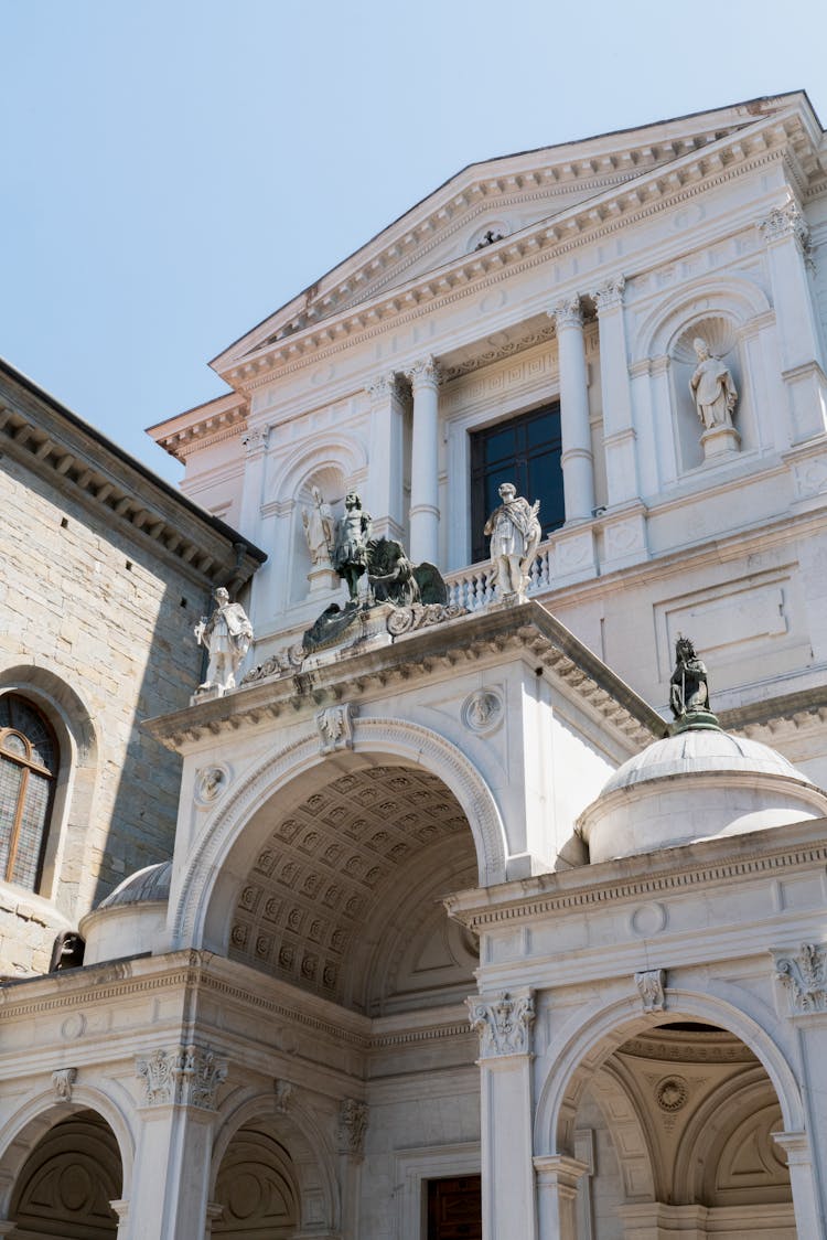 The Bergamo Cathedral In Italy