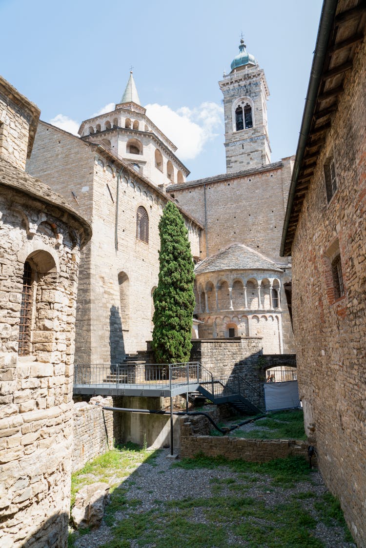 Old Town In Bergamo, Italy