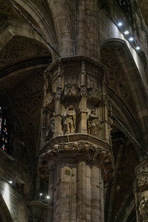 Darmowe zdjęcie z galerii z duomo di milano, filar, gotycki