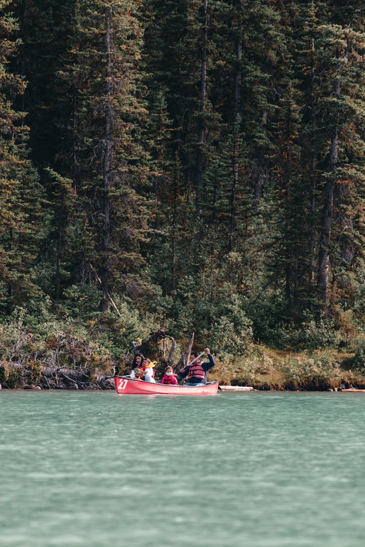 Family On A Boat