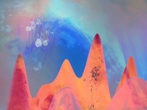 Dynamic abstract painting in vibrant colour — photo by Steve A Johnson on Pexels