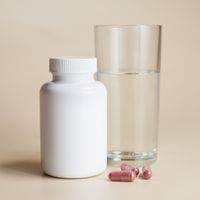 Kit bottle with a glass of water — photo by Supplements On Demand on Pexels