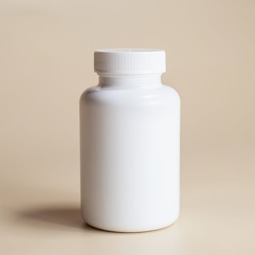 A Plastic Medicine Bottle 
