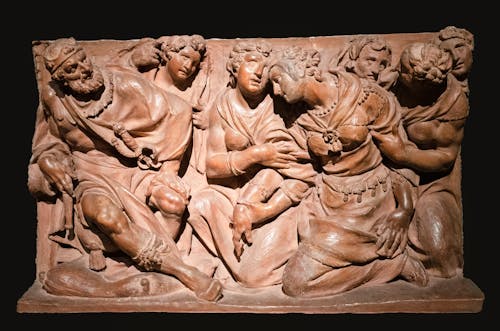 Ancient Sculpture with Life Scenes