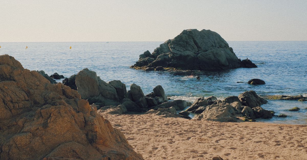 Costa Brava clear-water beach