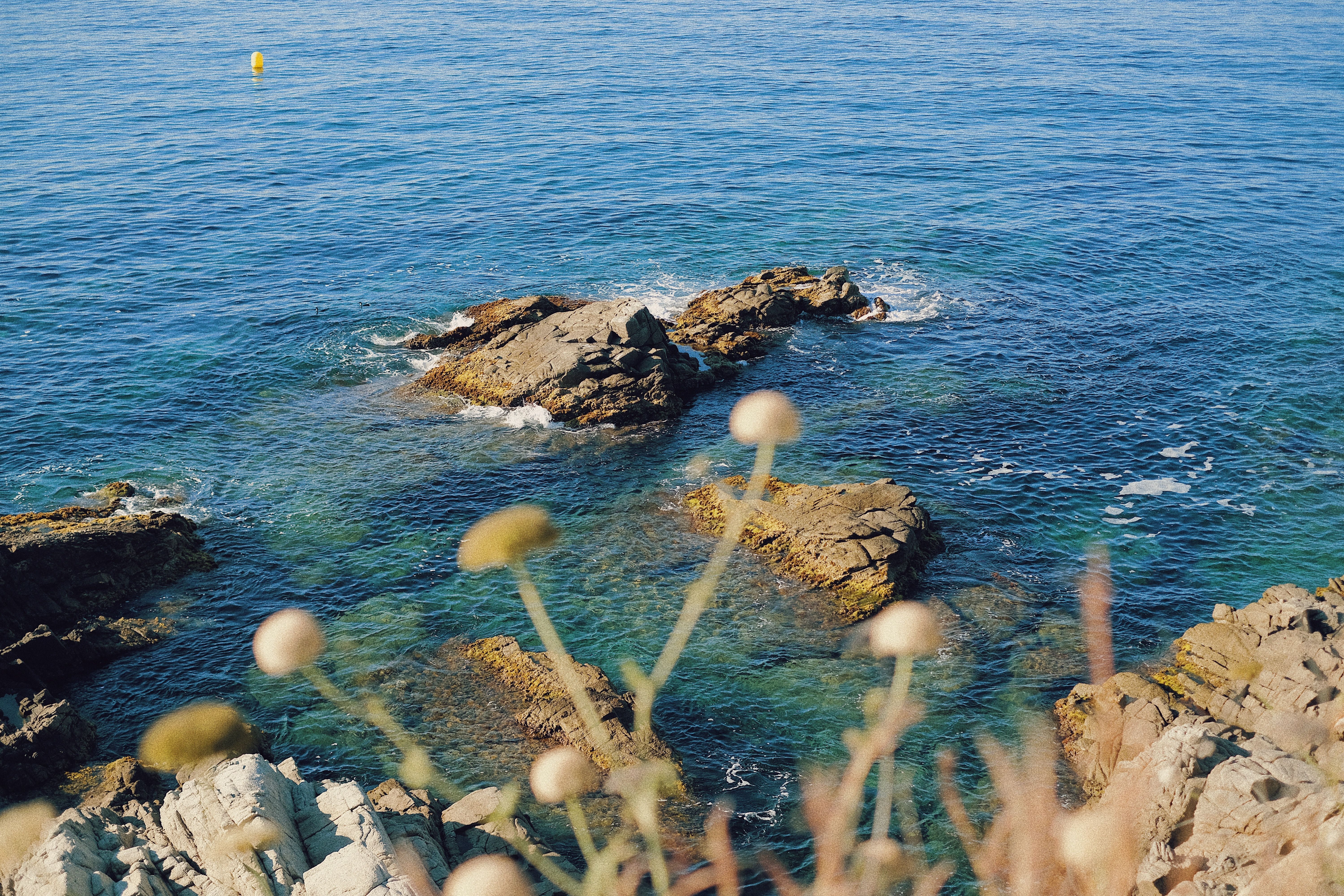Brown Rocks on the Side of the Sea · Free Stock Photo