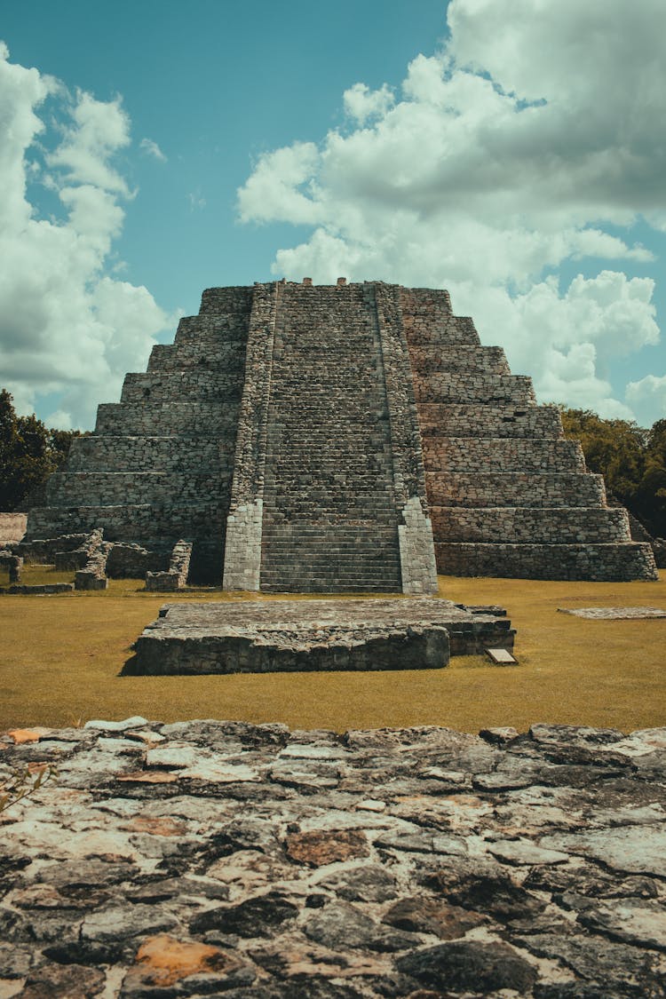 Maya Stone Pyramid