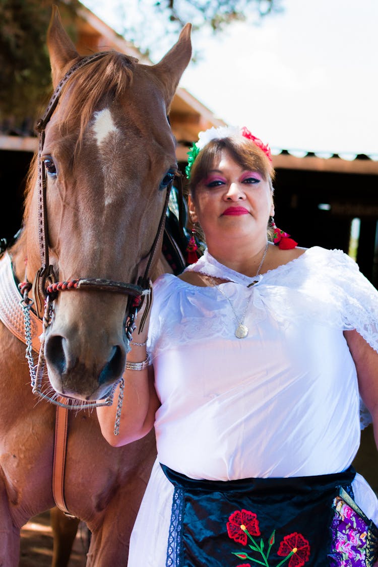 Woman With Horse