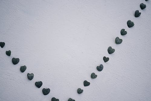 Heart Shape Leaves in Close-up Shot