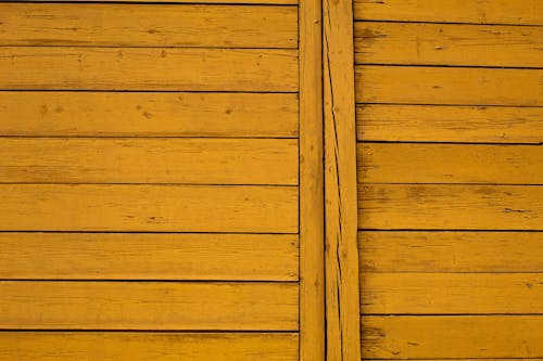 Old Yellow Wooden Surface 