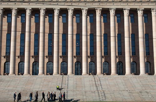 Gratis stockfoto met buitenkant van het gebouw, Finland, gestript classicisme Stockfoto