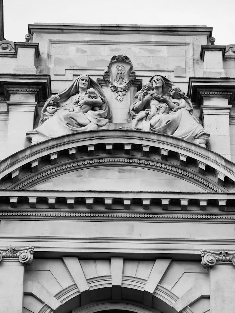 Sculpture On The Old War Office Whitehall In London