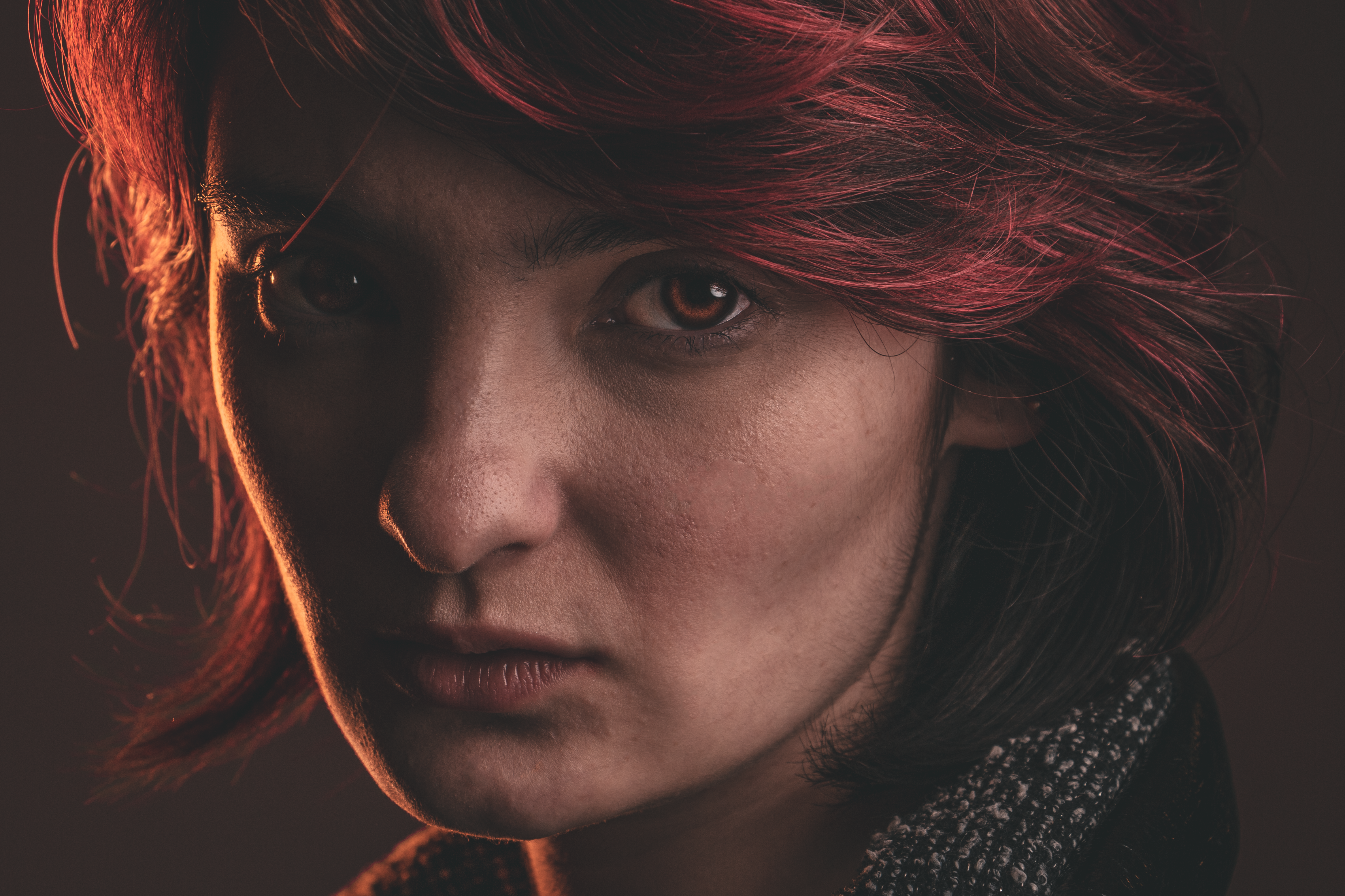 A Woman with Red Hair · Free Stock Photo