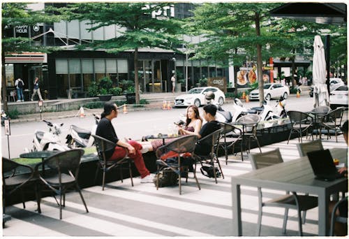 Imagine de stoc gratuită din afaceri, asiatici, cafea în aer liber