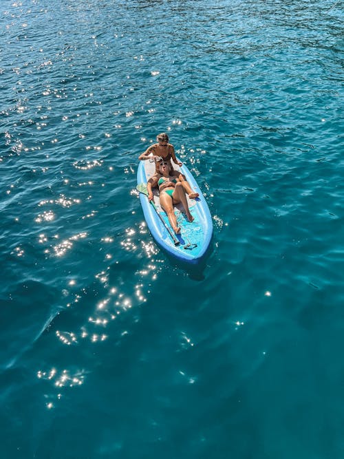 paddleboarding, 享受, 休假 的 免費圖庫相片