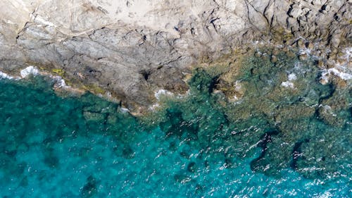 Gratis stockfoto met blauwe oceaan, blauwe zee, dronefoto