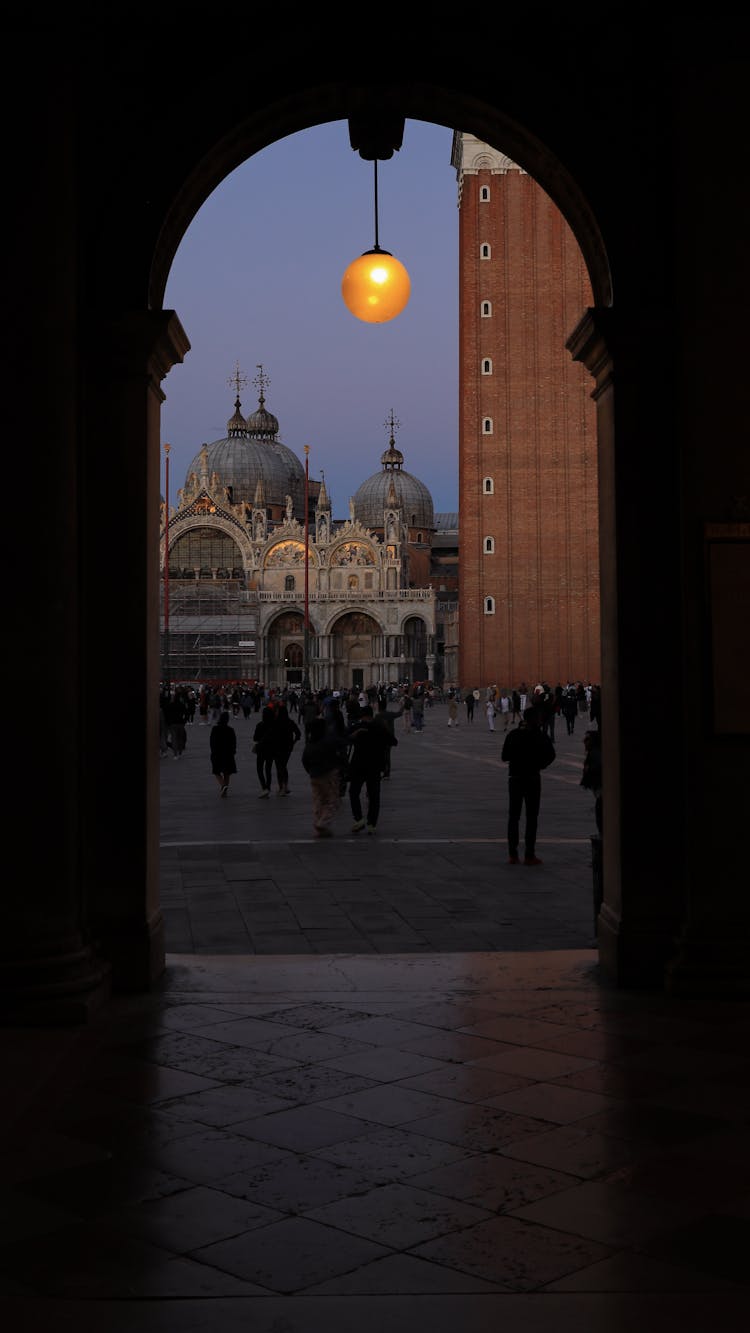 People At Piazza San Marco Public Square