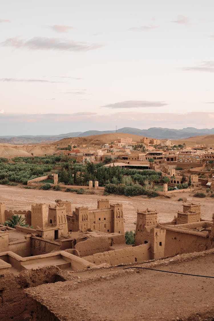 Townscape Of Historic Arabian Town In The Desert