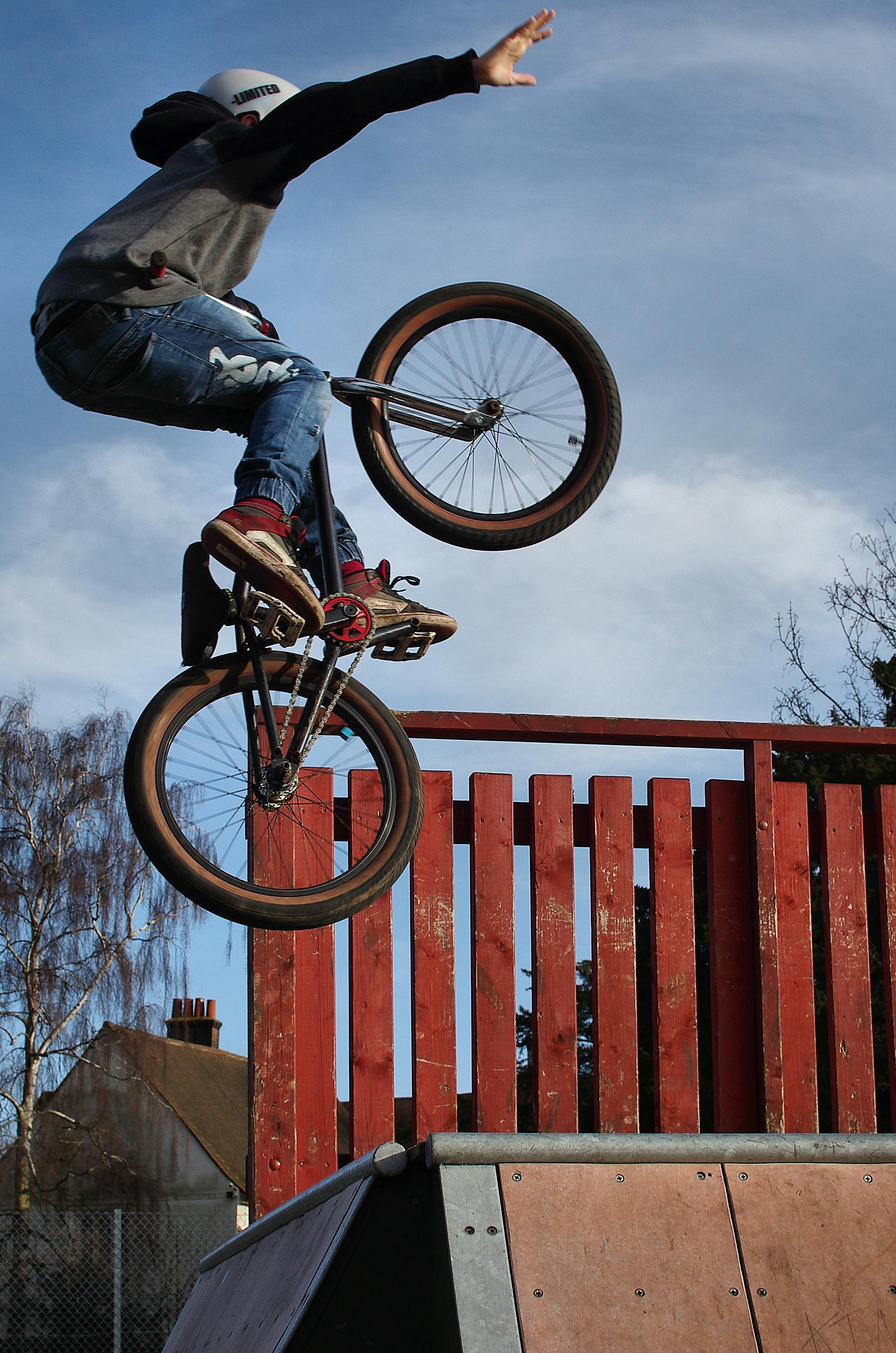 Free stock photo of action, bike, bmx