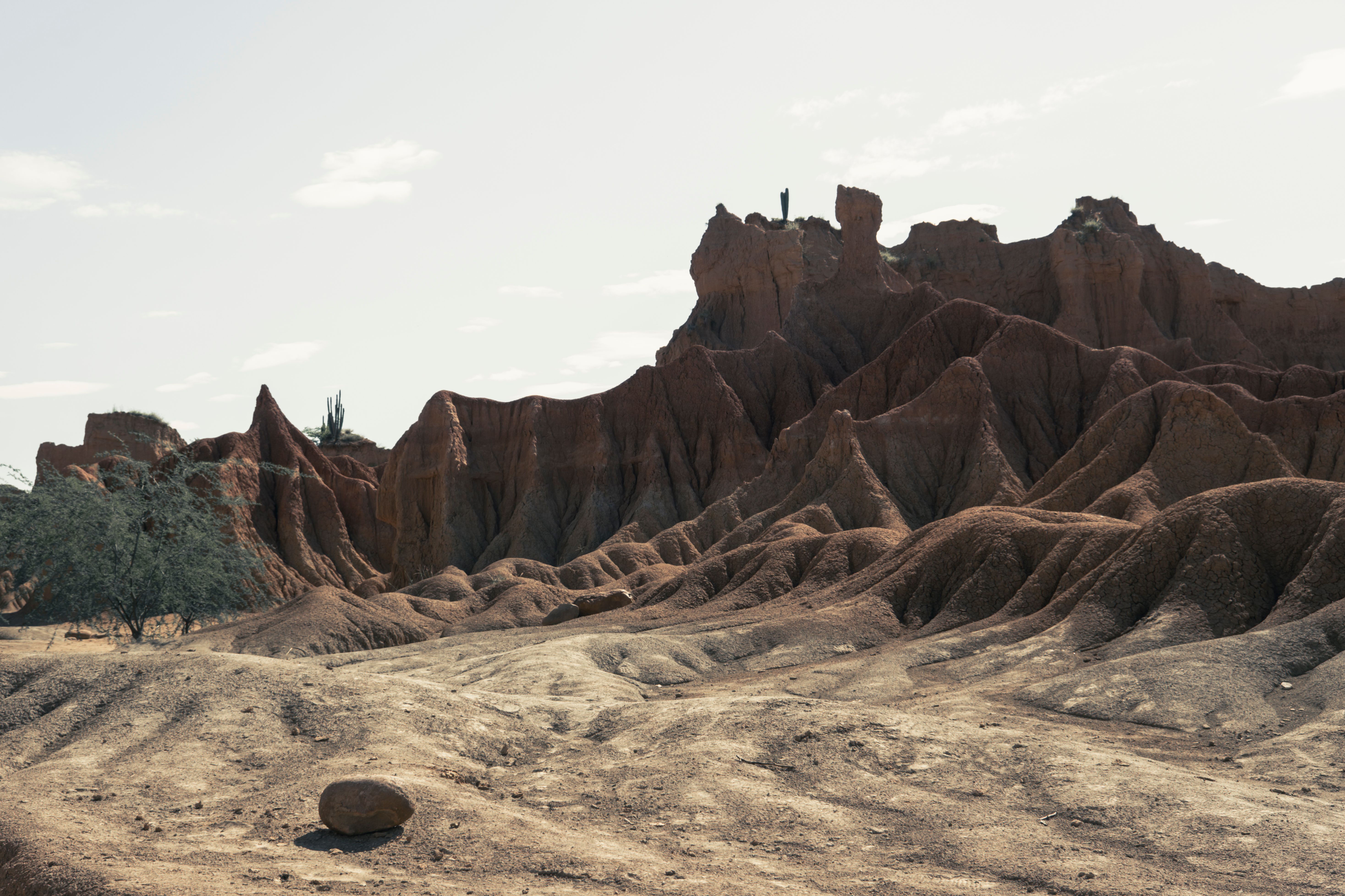 Formações do Deserto de la Tatacoa, no Huila, Colômbia