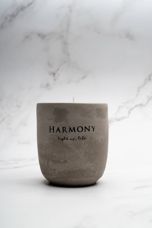 A Candle Holder Made of Cement