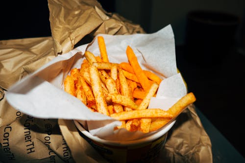 Kostenloses Stock Foto zu essen, essensfotografie, fritten