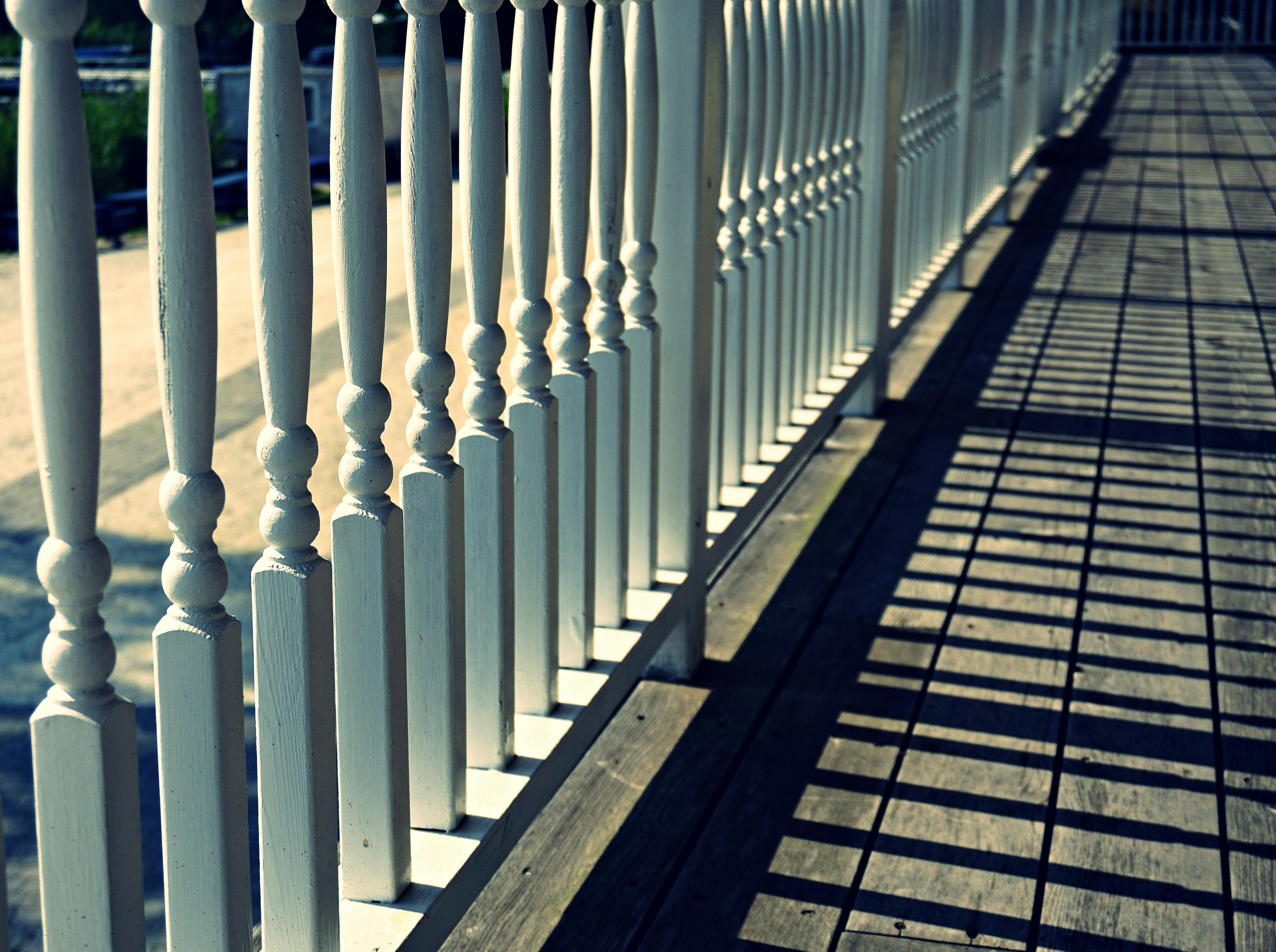 Free stock photo of Fine art, railings, shadow