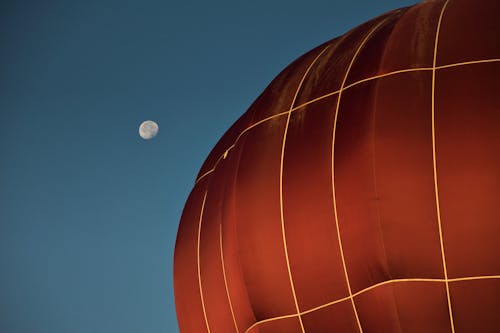 Close-up Photo of Red Hot Air Balloon