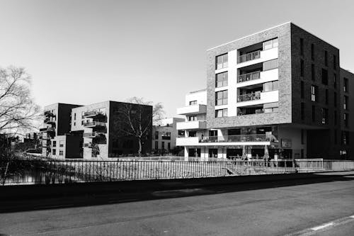 Kostenloses Stock Foto zu architecture, black-and-white, brücke