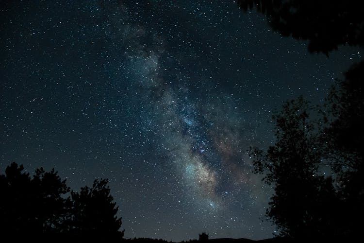 Milky Way Galaxy In The Night Sky