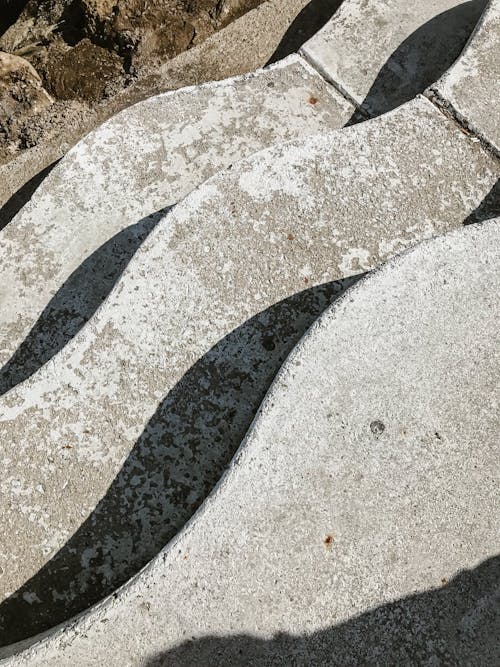 コンクリート, ステップ, ハイアングルの無料の写真素材