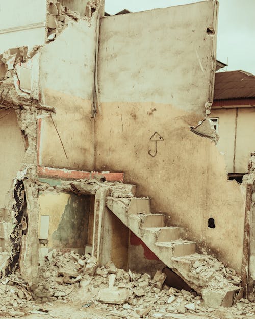 Steps in a Demolished House
