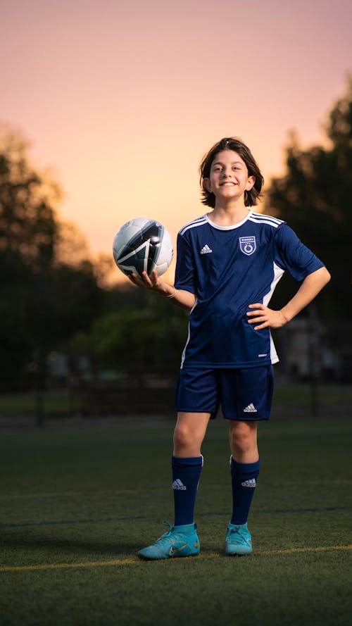 Free stock photo of football, girl, soccer Stock Photo