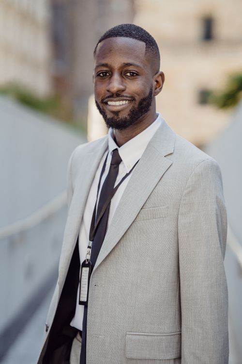 Portrait of a Man Smiling · Free Stock Photo