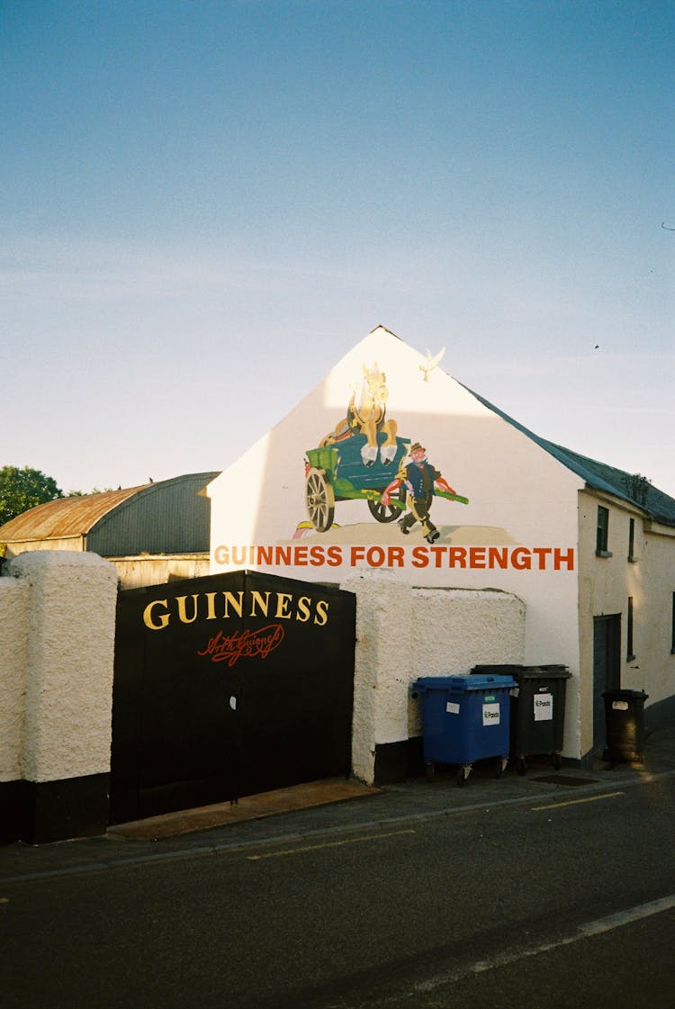 Mural Painting On The Wall Of Guinness Storehouse