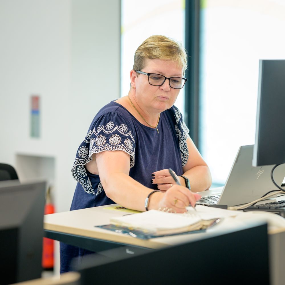 Auchtermuchty — office relocation team moving desks and equipment