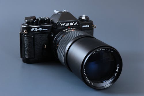 Close Up Photo of Yashica Slr Camera